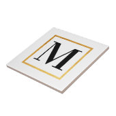 Golden Monogram Tegeltje (Zijkant)