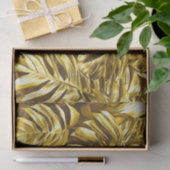 Golden monstera Tissue Paper Tissuepapier (Geschenk)