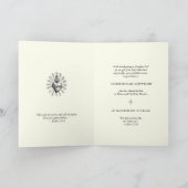 Golden Monstrance Priest 50ste Jubileum Kaart (Binnen)