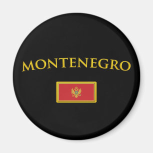 Golden Montenegro Magneet
