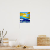 Golden Moon in Zee Poster (Keuken)