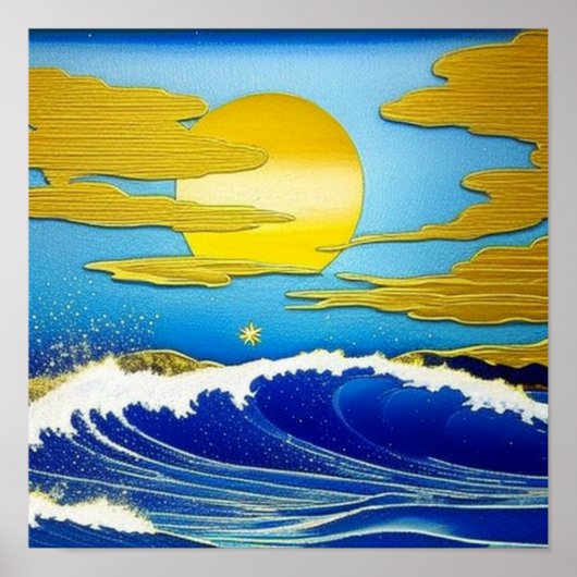 Golden Moon in Zee Poster (Voorkant)