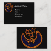 Golden Moon visitekaartje (Voorkant / Achterkant)