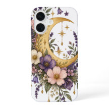 Golden Moon Wildflower Garden iPhone Hoesje