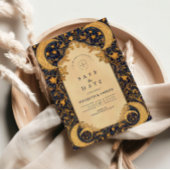 Golden Moonlit Baroque Wedding Save The Date