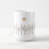 Golden Moonlit Forest – Minimal Art Classic Mok (Center)