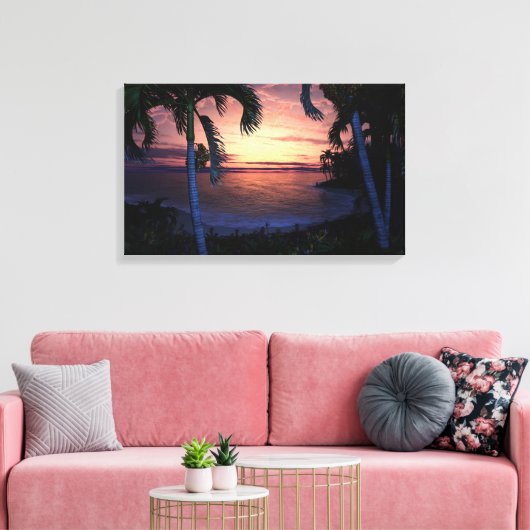 Golden Morning Canvas Afdruk (Insitu (Woonkamer))