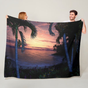 Golden Morning Fleece Deken