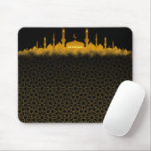 Golden Mosque Silhouette Muismat (Met muis)