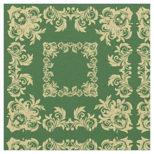 Golden Moss Stof (Close Up)