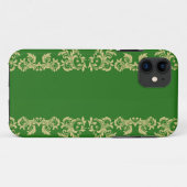 Golden Moss Swirls Case-Mate iPhone Case (Achterkant (horizontaal))