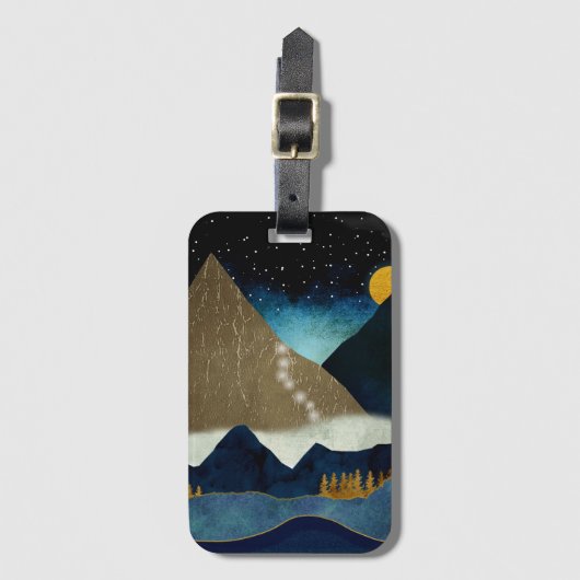 Golden Mountain Bagagelabel (Voorkant (verticaal))