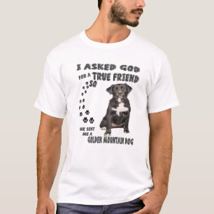 Golden Mountain Dog Quote mam Papa Costume, Bernes T-shirt