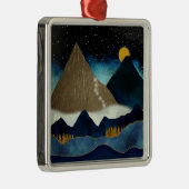 Golden Mountain Metalen Ornament (Rechts)