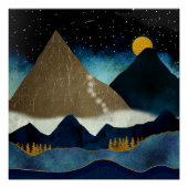 Golden Mountain Perfect Poster (Voorkant)