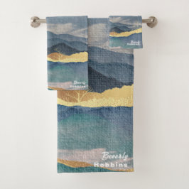 Golden Mountain Persoonlijk Bad Handdoek