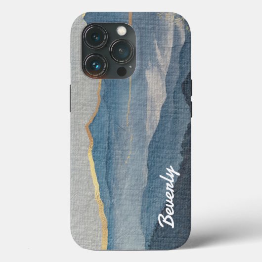 Golden Mountain Persoonlijk Case-Mate iPhone Case (Achterkant)