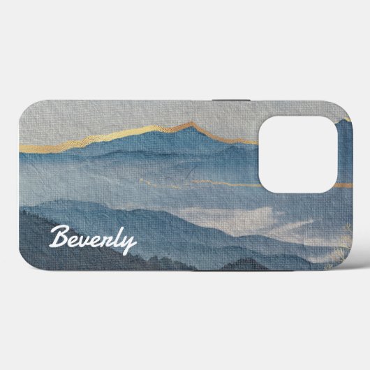 Golden Mountain Persoonlijk Case-Mate iPhone Case (Achterkant (horizontaal))