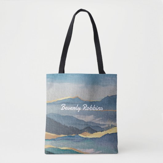 Golden Mountain Persoonlijk Tote Bag (Voorkant)