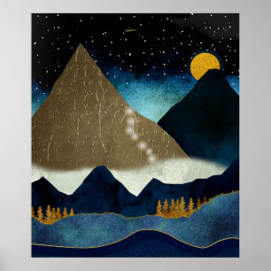 Golden Mountain Poster