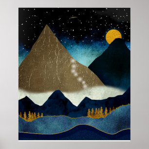 Golden Mountain Poster