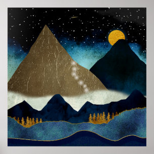 Golden Mountain Poster