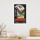 Golden Mountain Pullman Express Montreux Poster (Keuken)