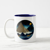 Golden Mountain Tweekleurige Koffiemok (Links)