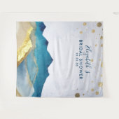 Golden Mountain Vrijgezellenfeest Foto Booth-achte Wandkleed (Voorkant (horizontaal))