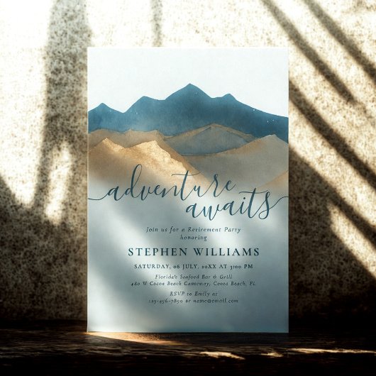 Golden Mountains Adventure wacht op Pensioen Kaart