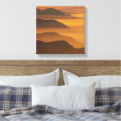 Golden Mountains Canvas Afdruk (Insitu (Slaapkamer))