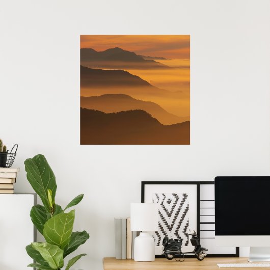 Golden Mountains Poster (Thuiskantoor)