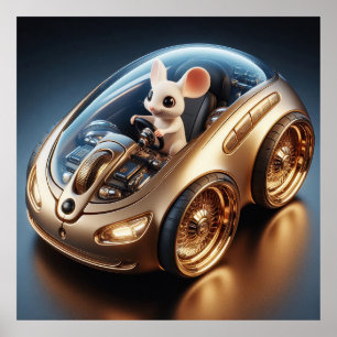 Golden Mouse-Mobile: de missie van een kleine muis Poster