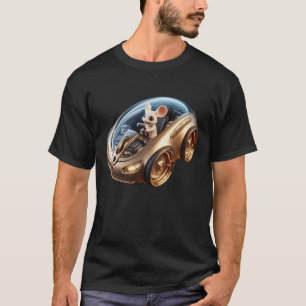 Golden Mouse-Mobile: de missie van een kleine muis T-shirt
