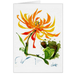 Golden Mum Chinese Waterverf