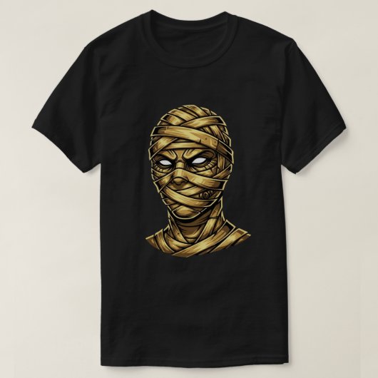 Golden Mummy Pharaoh - Ancient Egypt Streetwear T-shirt (Design voorkant)