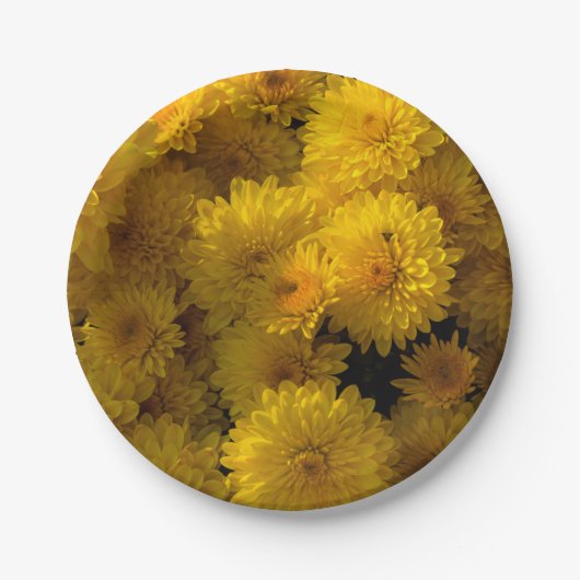 Golden Mums Papieren Bordje (Voorkant)