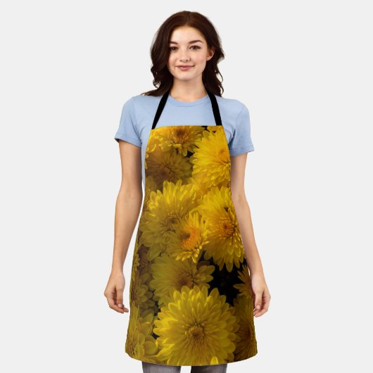 Golden Mums Schort (Gedragen)