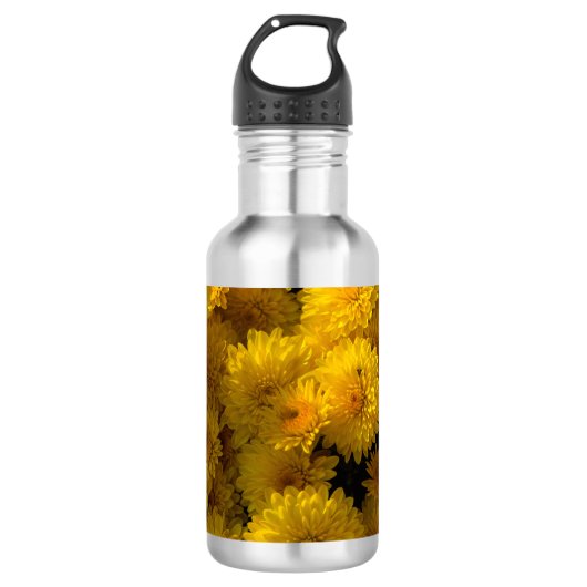 Golden Mums Water Bottle Waterfles (Voorkant)