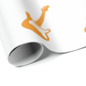 Golden Music Note Classic Wrapping Paper Cadeaupapier (Rol Hoek)