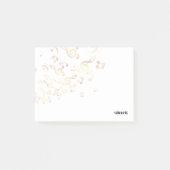 Golden Muzieknoten Post-it® Notes (Voorkant)