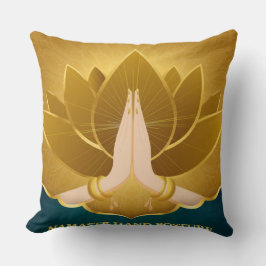 Golden Namaste Pillow Kussen