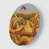 Golden Native Amerikanen Grote Klok (Hoek)