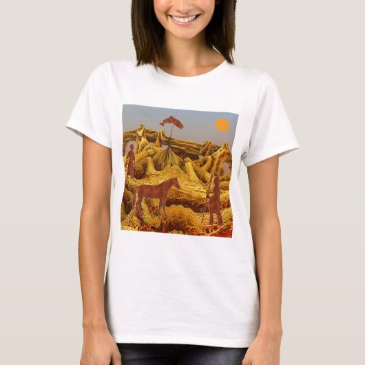 Golden Native Amerikanen T-shirt (Voorkant)