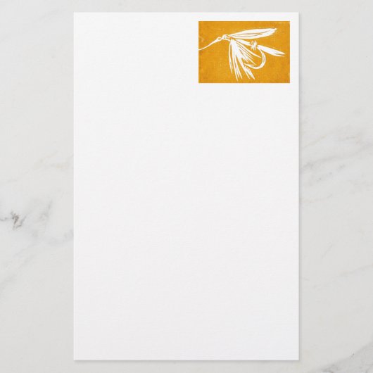 "Golden Natte Vliegforel" Briefpapier (Voorkant)