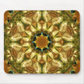 Golden Natuur Mandala Mousepad Muismat (Voorkant)