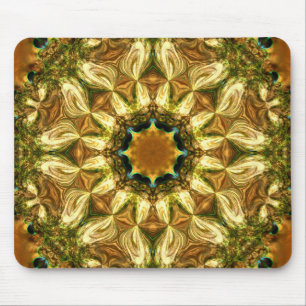Golden Natuur Mandala Mousepad Muismat