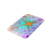 Golden Nazca Lines Hummingbird Badmat (Gekanteld)