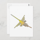 Golden Nazca Lines Hummingbird Briefkaart (Voorkant / Achterkant)