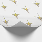 Golden Nazca Lines Hummingbird Cadeaupapier (Hoek)